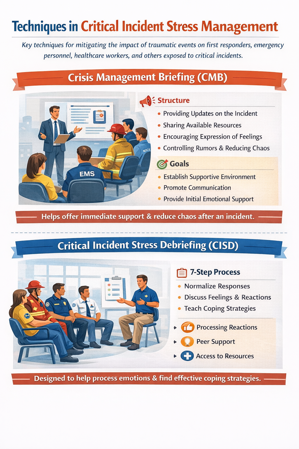 Critical Incident Stress Management (CISM): 7 Signs of Stress + 6 Effective Coping Strategies