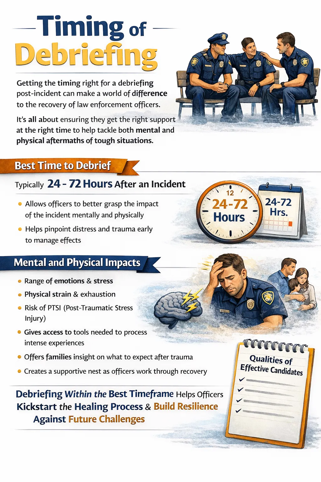 Peer Support: 7 Things Police Officers Should Know About CISD