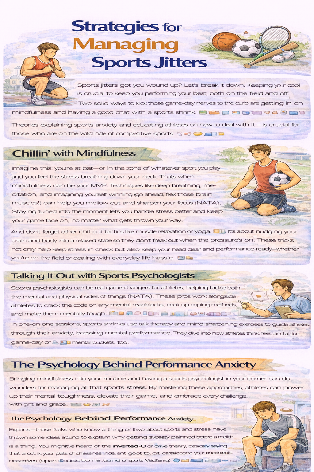 9 Ways to Manage Anxiety in Athletes (Mindfulness, CBT & Support)