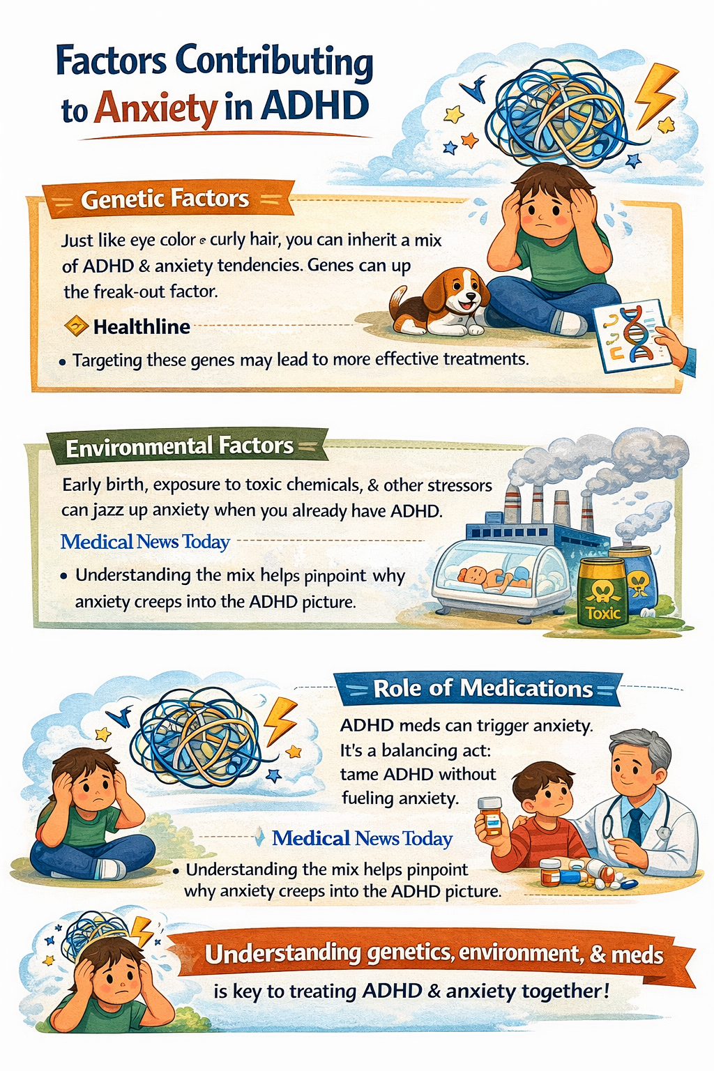 7 Key Facts About ADHD and Anxiety: Causes, Symptoms, and Management